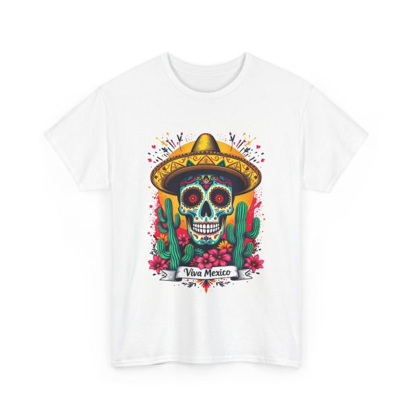 Viva Mexico Skull - T-shirt - Image 3