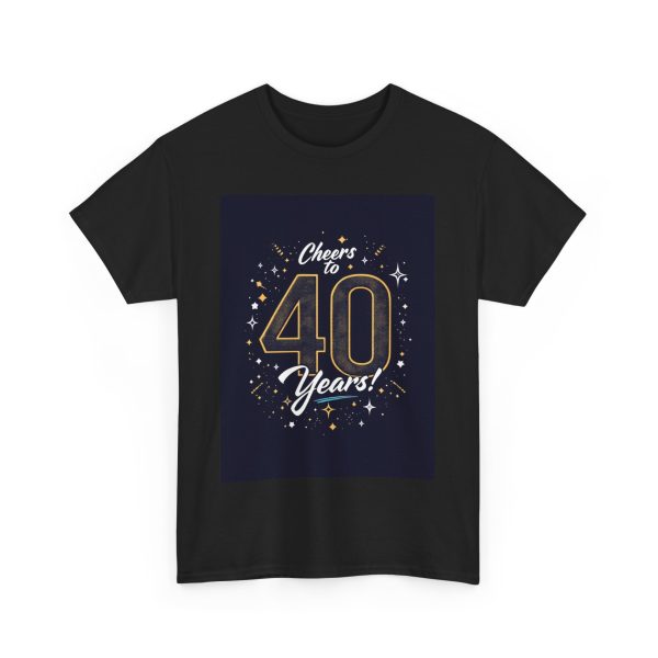 Cheers to 40 Years - T-shirt - Image 11