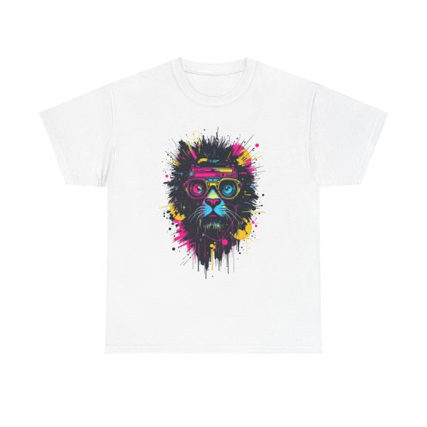 Neon Feline Beats - T-shirt
