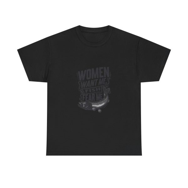 WOMEN WANT ME FISH FEAR ME - T-shirt - Image 9