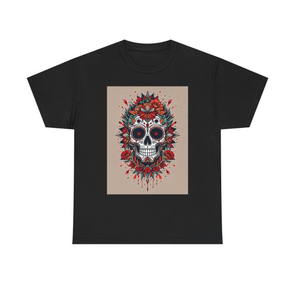 Vibrant Skull Bloom - T-shirt - Image 9
