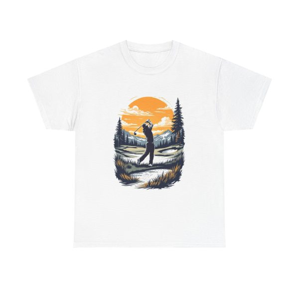 Mountain Sunset Golf - Tshirt