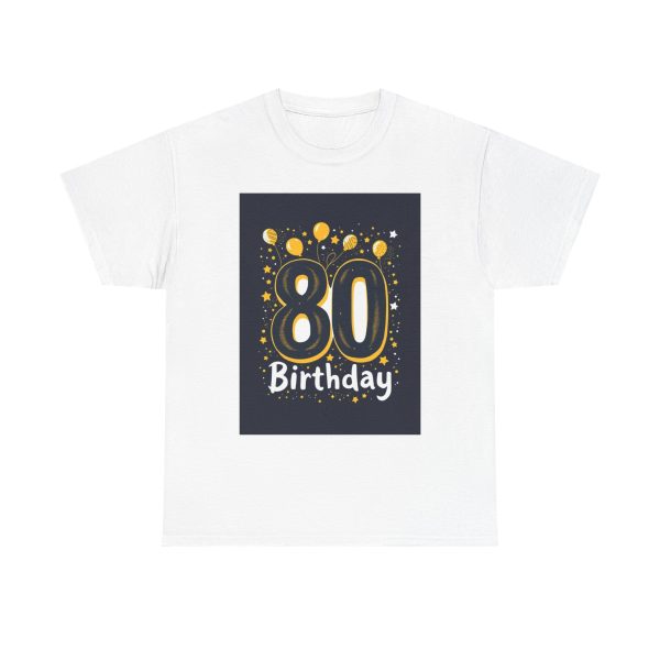 Golden 80th Birthday Celebration - T-shirt