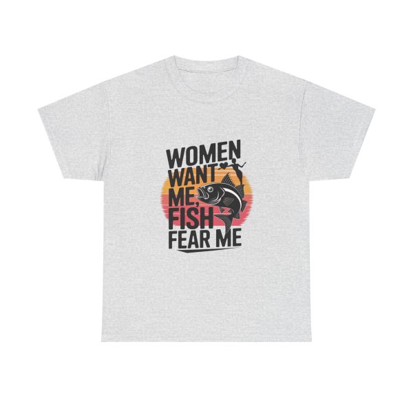 WOMEN WANT ME FISH FEAR ME - T-shirt - Image 5