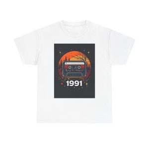 Retro Cassette Sunset - T-shirt