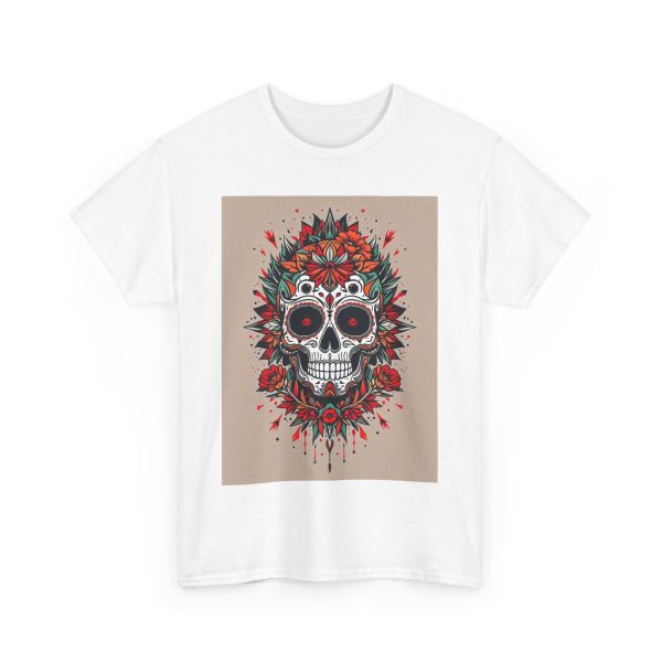 Vibrant Skull Bloom - T-shirt - Image 3