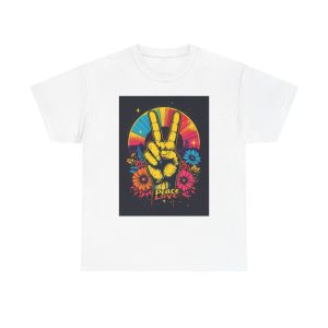 60's Peace Love Retro - T-shirt