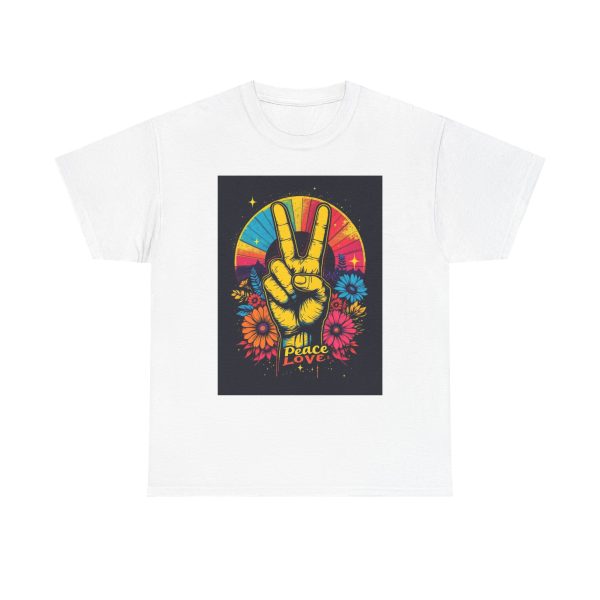 60's Peace Love Retro - T-shirt