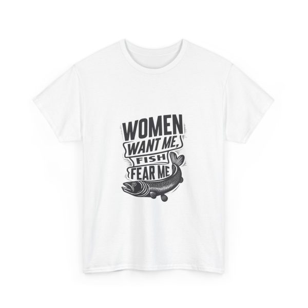WOMEN WANT ME FISH FEAR ME - T-shirt - Image 3