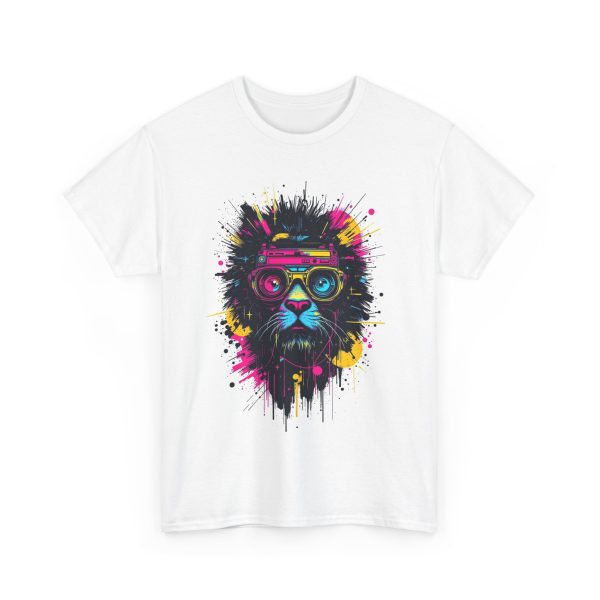 Neon Feline Beats - T-shirt - Image 3
