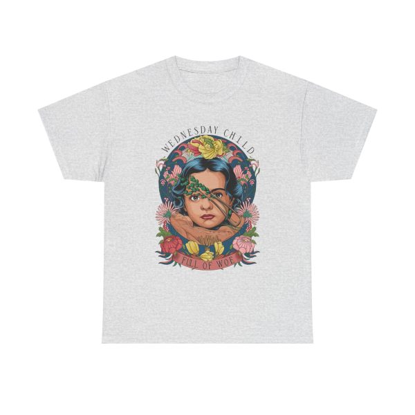 Wednesday Child Is Full Of Woe - T shirt - Image 5