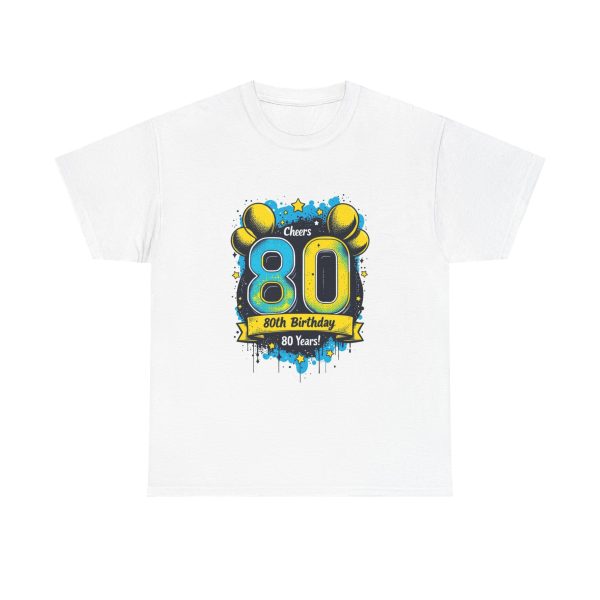 Cheers to 80 - T-shirt