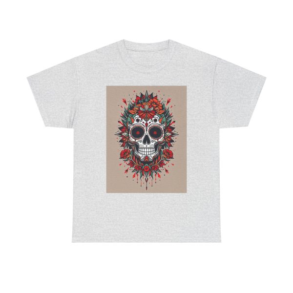 Vibrant Skull Bloom - T-shirt - Image 5