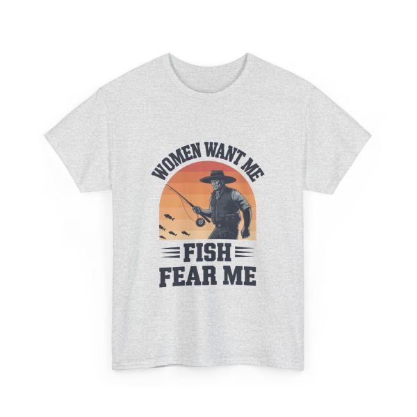 WOMEN WANT ME FISH FEAR ME T-shirt - Image 7