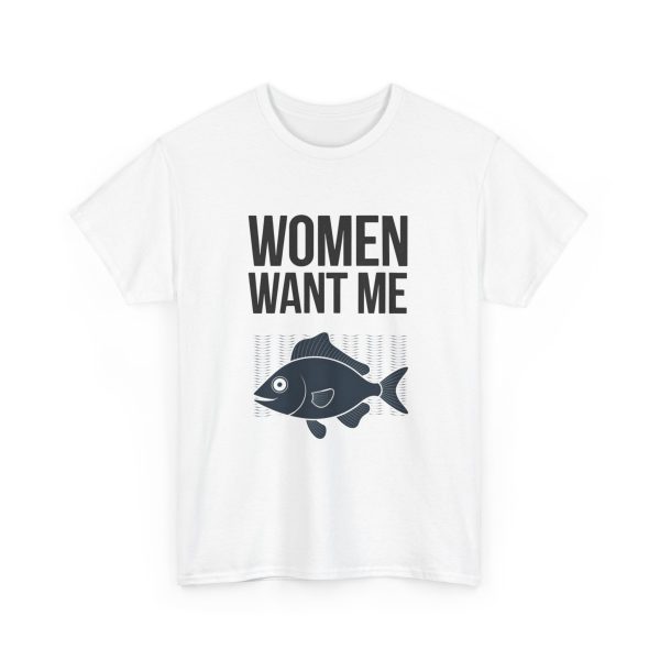 Women Want Me Fish Don't - T-shirt - Image 3