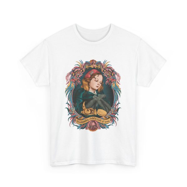 Wednesday Child Is Full Of Woe - T shirt - Image 3