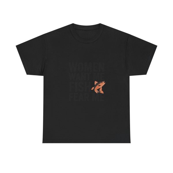 WOMEN WANT ME FISH FEAR ME - T-shirt - Image 9