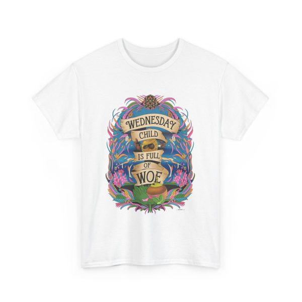 Wednesday Child Is Full Of Woe - T shirt - Image 3