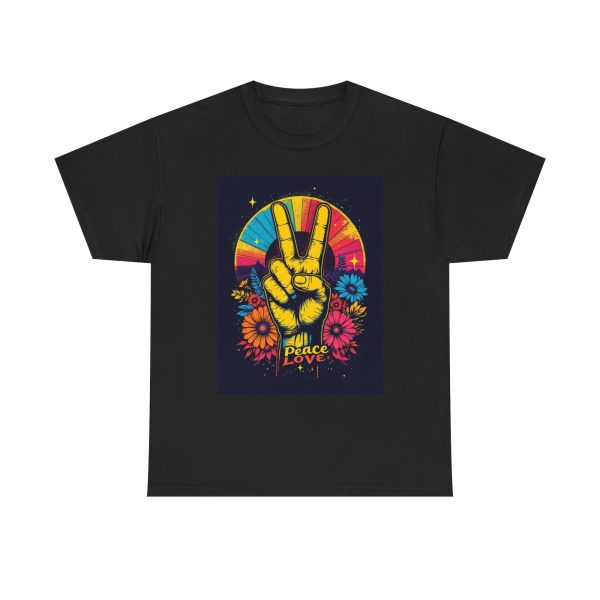 60's Peace Love Retro - T-shirt - Image 9