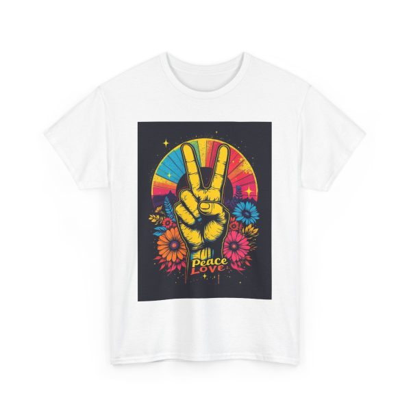 60's Peace Love Retro - T-shirt - Image 3