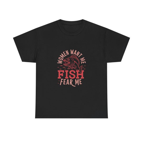 WOMEN WANT ME FISH FEAR ME - T-shirt - Image 9