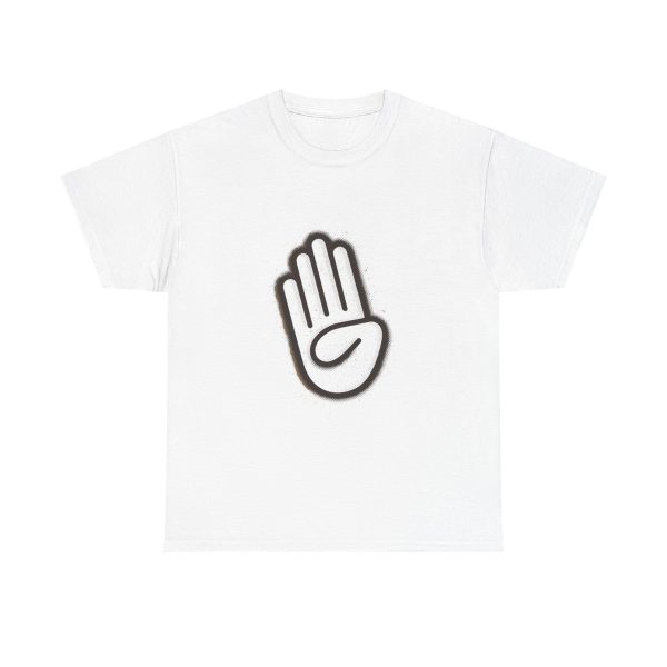 finger blasted T-shirt