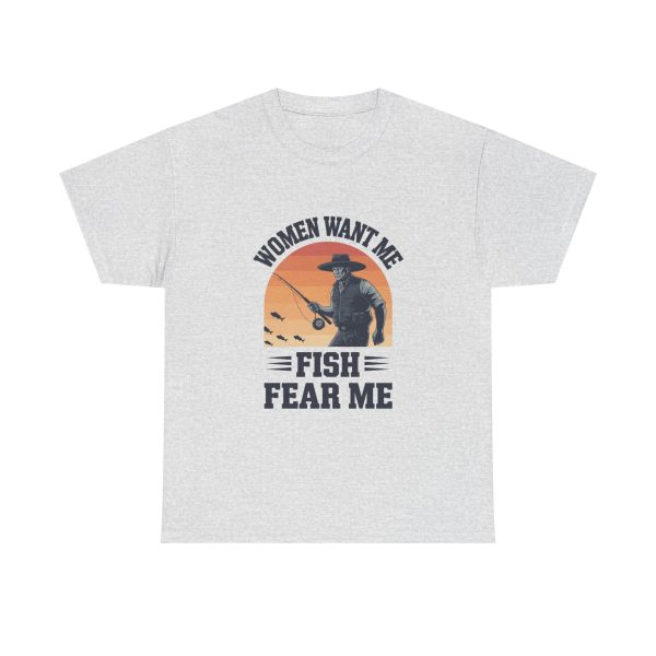 WOMEN WANT ME FISH FEAR ME T-shirt - Image 5