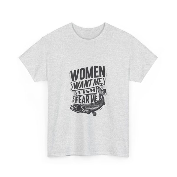 WOMEN WANT ME FISH FEAR ME - T-shirt - Image 7
