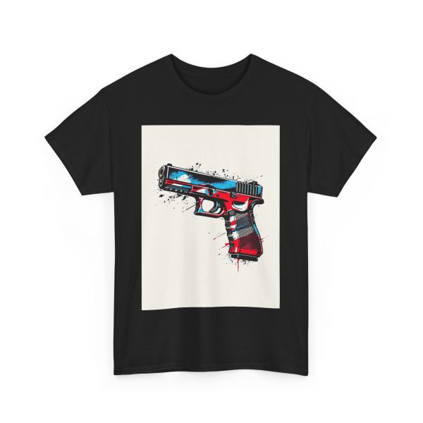 Red and Blue Pistol - Tshirt - Image 11