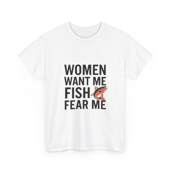 WOMEN WANT ME FISH FEAR ME - T-shirt - Image 3