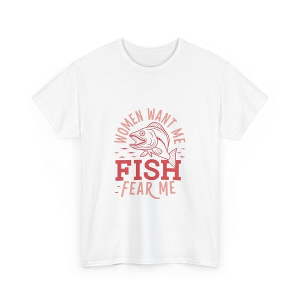WOMEN WANT ME FISH FEAR ME - T-shirt - Image 3