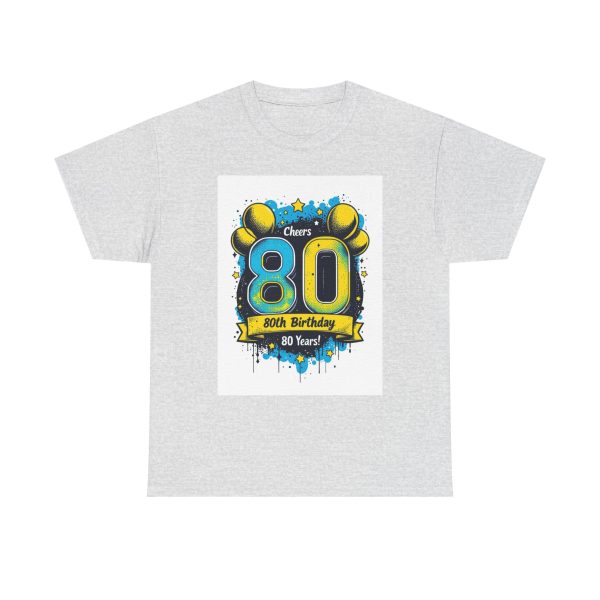 Cheers to 80 - T-shirt - Image 5