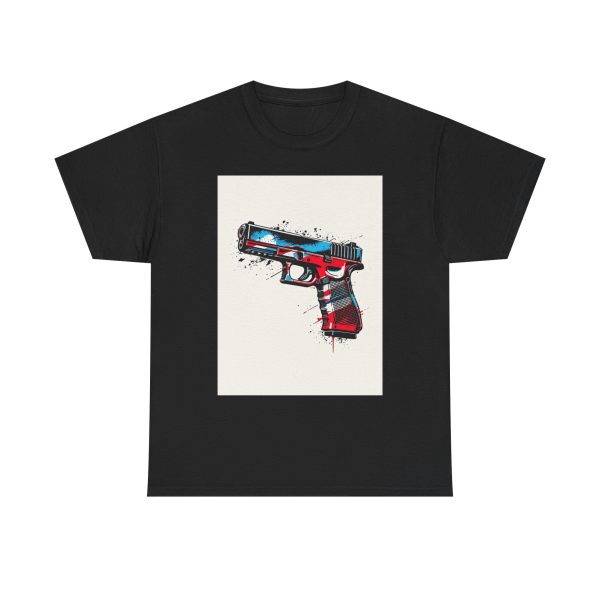 Red and Blue Pistol - Tshirt - Image 9