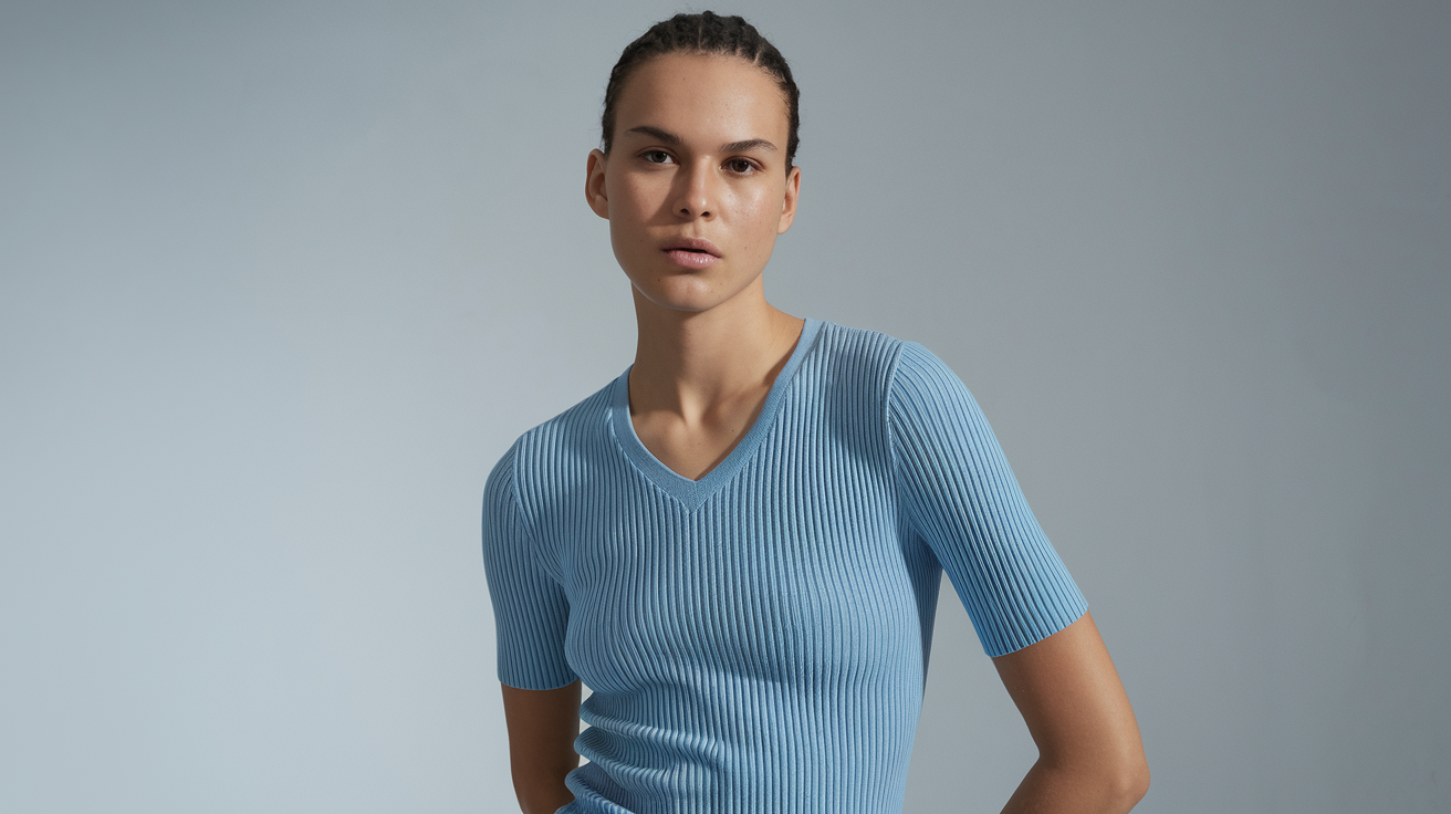 Discover the Allure of Ribbed T-Shirts