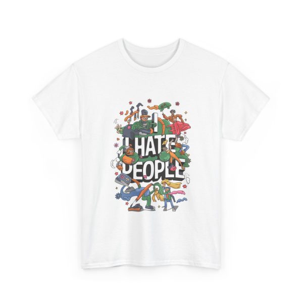 I Hate People - T shirt - Image 3