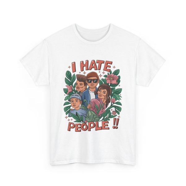 I Hate People - T shirt - Image 3